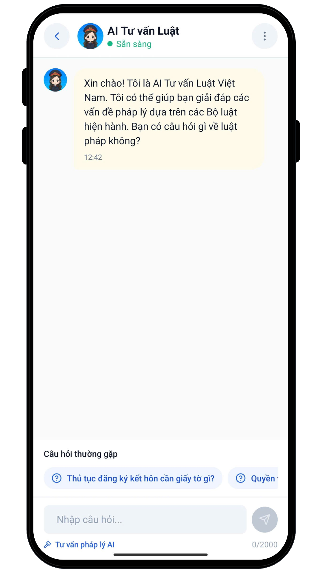 Giao diện ứng dụng VKS AI